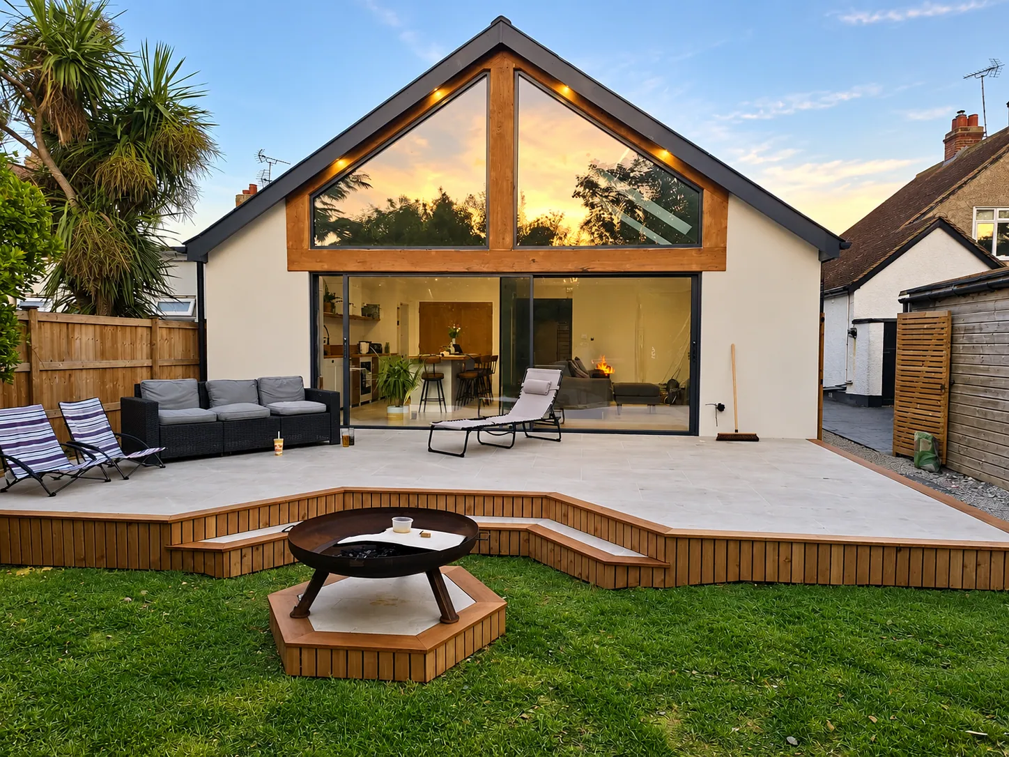 Outdoor spaces, designed and built by us.