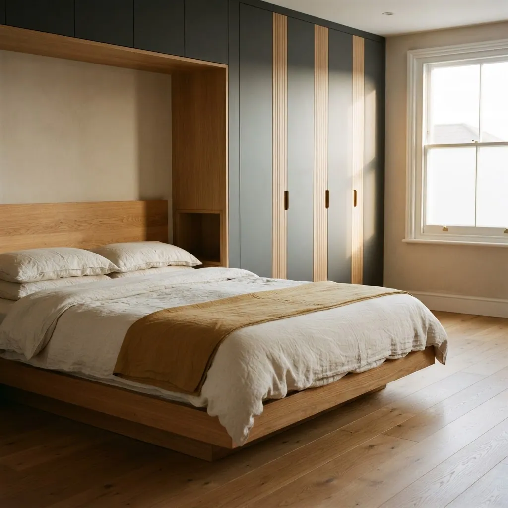 Fitted bedrooms from our range, made to measure and fitted by us.